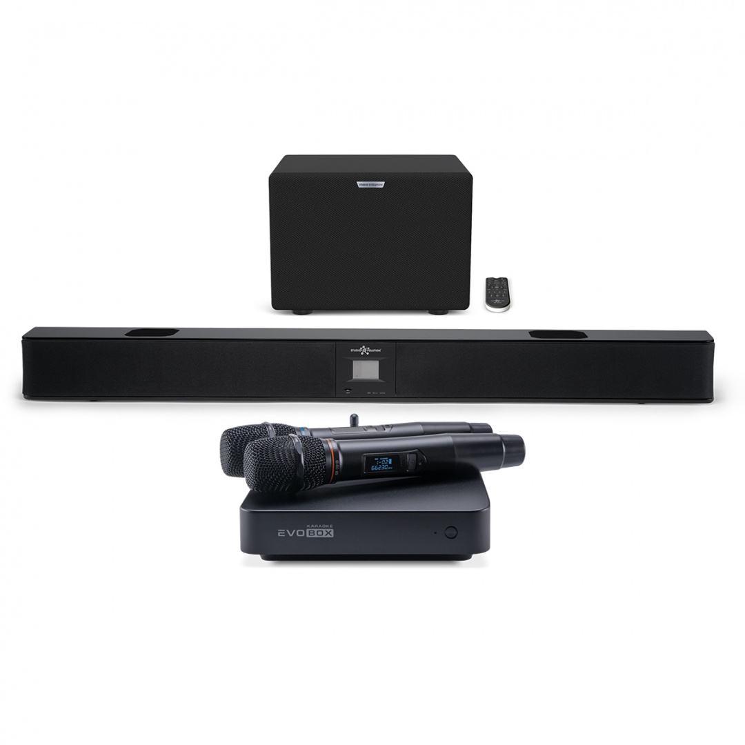 караоке-комплект EVOBOX Plus + EvoSound Bar (саундбар с караоке) в Чапаевске