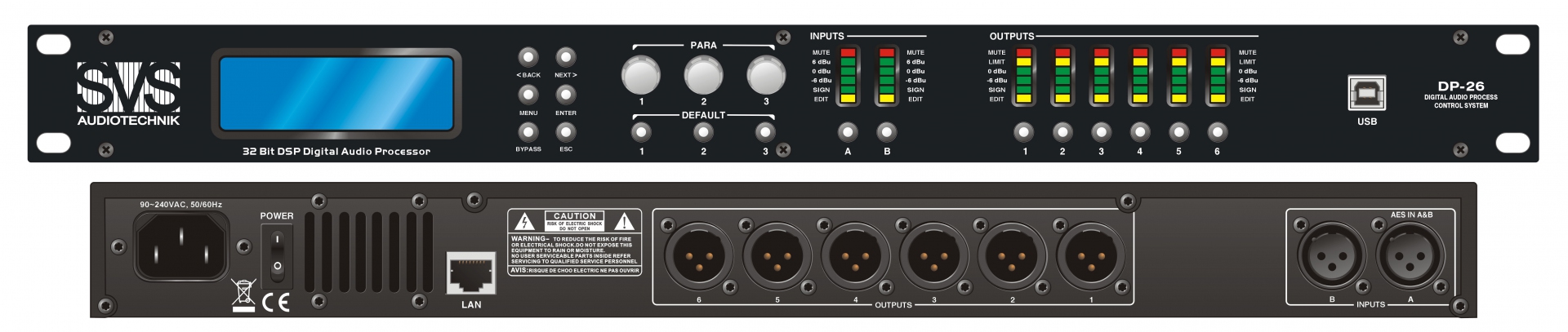 SVS Audiotechnik DP-26 Цифровой процессор: 2 входа 6 выходов в Чапаевске