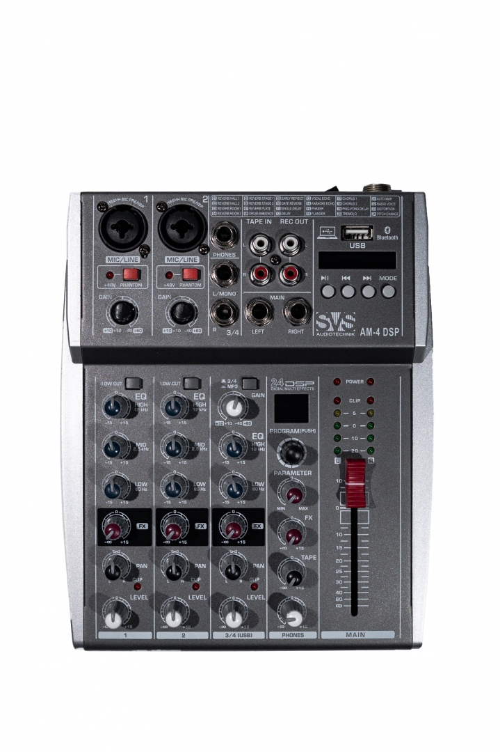 SVS Audiotechnik mixers AM-4 DSP Аналоговый микшерный пульт, 4-канала в Чапаевске