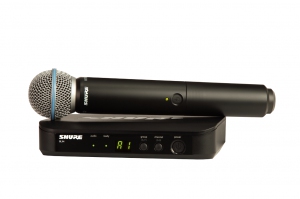 SHURE BLX24E/B58 M17 вокальная радиосистема